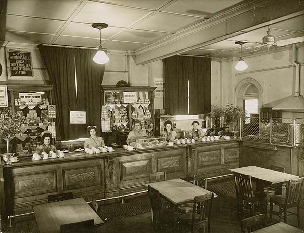 Behind Counter