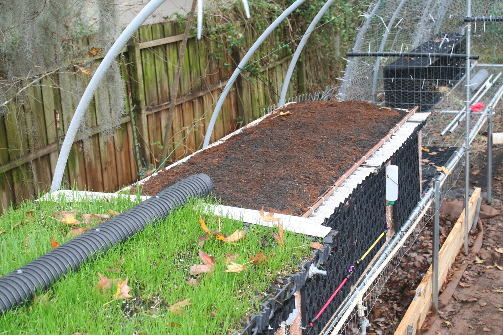 Kevin Songer: NonGMO seeds Planted! Soil Installed! Rabbit Green Roof
