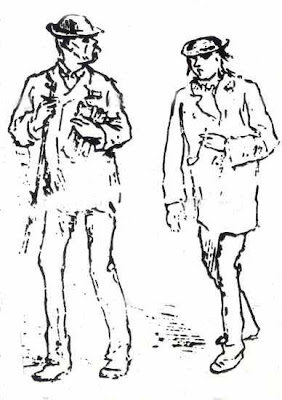Verlaine e Rimbaud - disegno