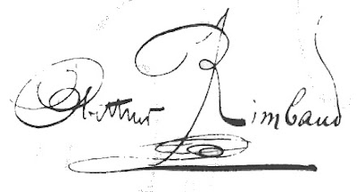 Rimbaud's signature