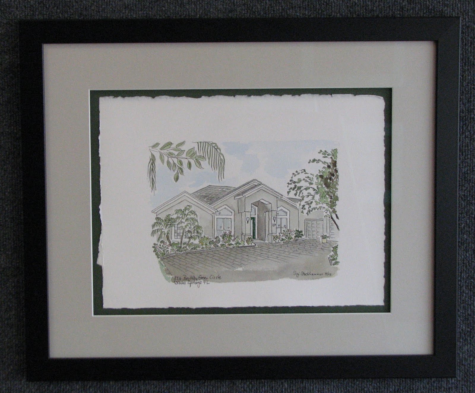 Float Mount Framing Corners Custom Picture Framing in Winter Park, FL