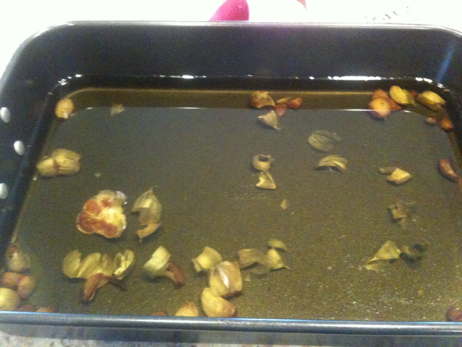 Oven Roasted Garlic Infused Olive Oil (Thanks Nana)