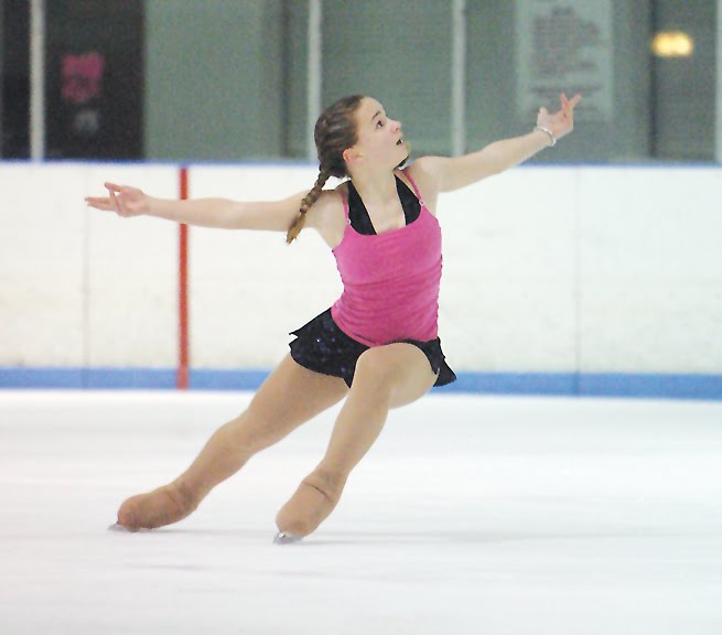 figure skater shows crotch