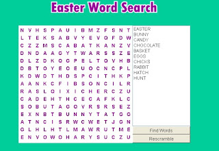 UP AND AWAY: EASTER WORD SEARCH