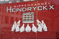 Chicken take-away at market in Brugge, Belgium