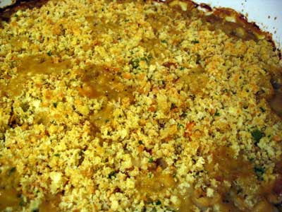 Vegetarian Cassoulet with Bread Topping