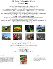 Flyer to share my photo's