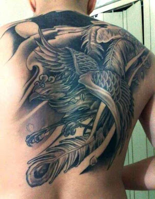 FullBody Eagle Tattoo Design
