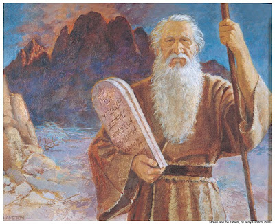 moses tablets commandments lesson ten lds abbie sunday exodus sinai holding primary mormon keep jesus