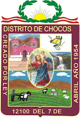 ESCUDO MUNICIPAL CHOCOS, CREADO EN LA GESTION 2003 - 2006