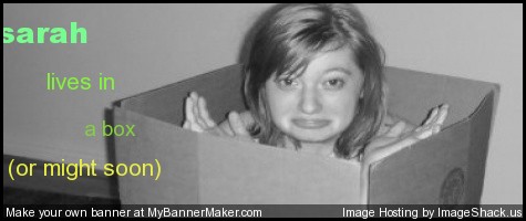 Sarah Lives in a Box