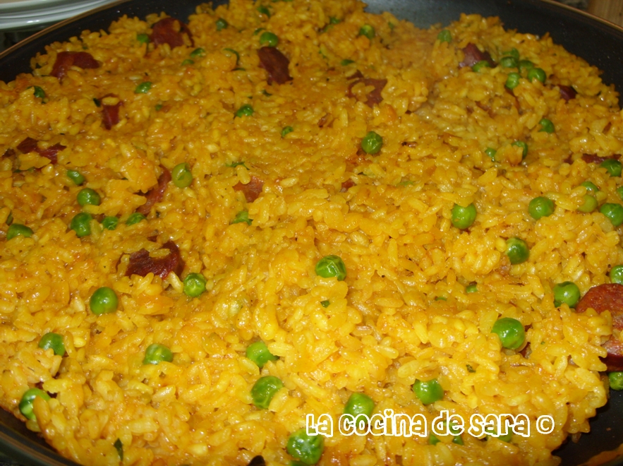 La Cocina de Sara Paella de Chorizo