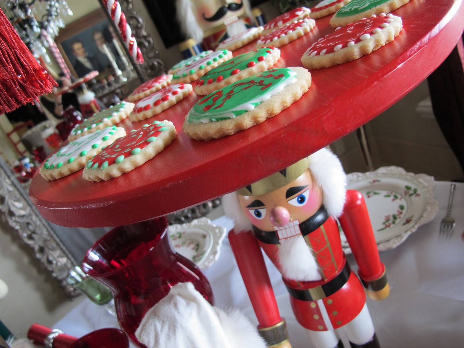 Nutcracker Sweets Tablescape Purple Chocolat Home