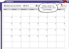 UN CALENDARIO PARA QUE PONGAS LO QUE QUIERAS