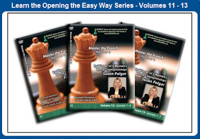 Master the French by Susan Polgar – 3 Part Chess DVD Series Vol 11