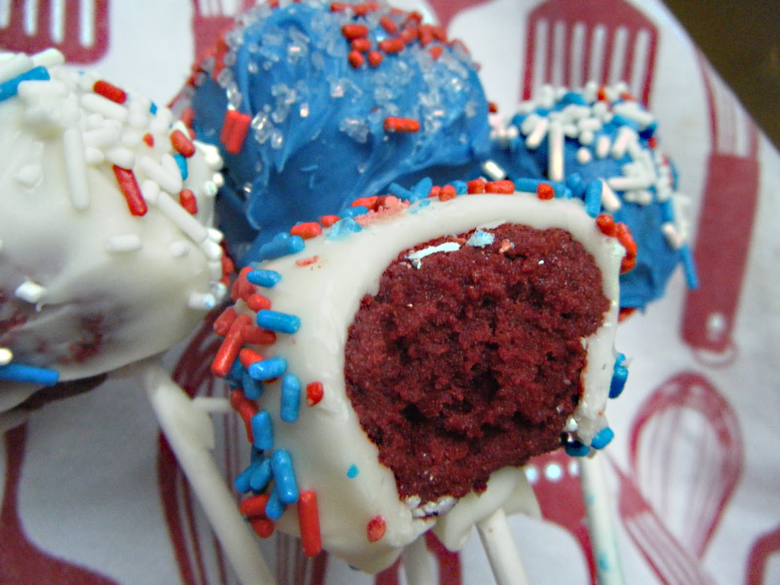 Ingredients of a 20something Red, white and baking (and a