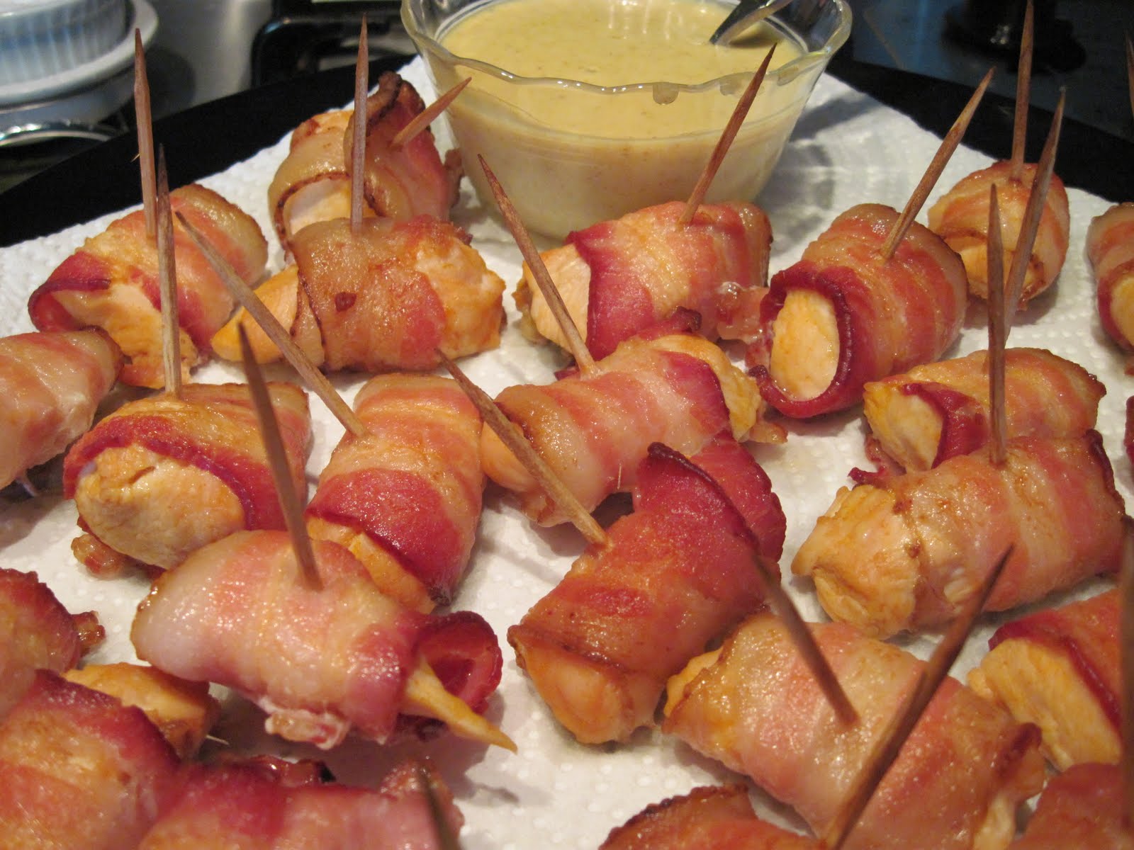 Aldi Gourmet Superbowl Treat 1 Bacon Wrapped Chicken Bites