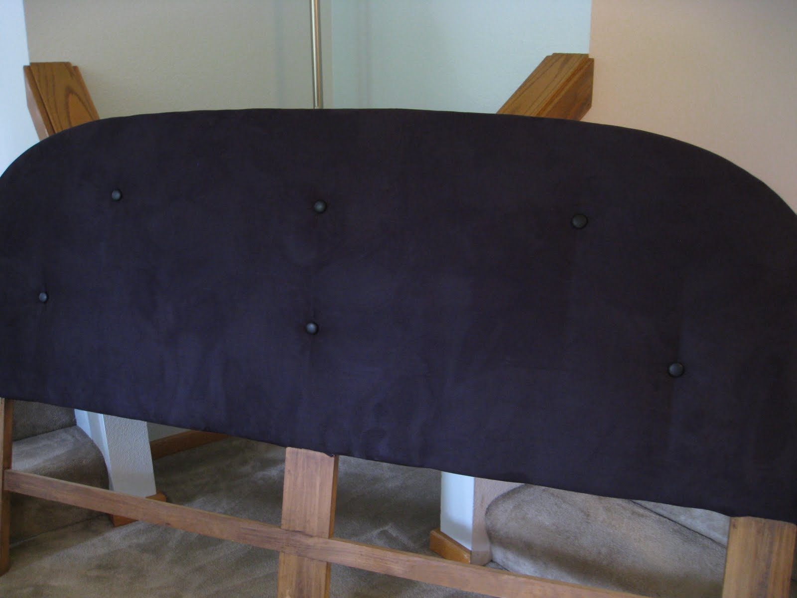little irish headboard reupholster project