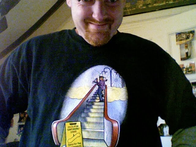 Dave's Daily T-Shirts: T-shirt #46: Mitch Hedberg: ESCALATOR