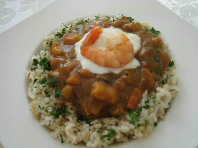 Shrimp Coconut Curry Rice