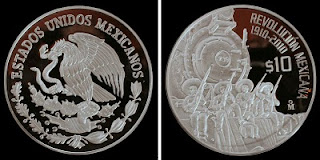 Nuevas monedas conmemorativas 2010 (México) 3+copy