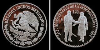 Nuevas monedas conmemorativas 2010 (México) 1+copy