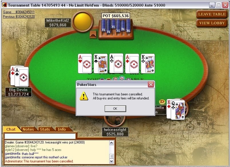 pokerstars 118 error dinotube.fr