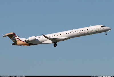 CRJ900 الخطوط الجوية الليبية 5A-LAA_sn15120_CRJ-900ER_Manchester-UK+-+England,+October+5,+2008