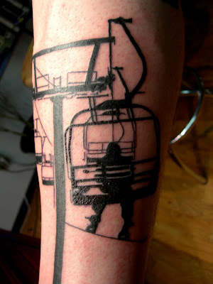 I've been contemplating a tat of a snowboard 'line' for about 2 years now.