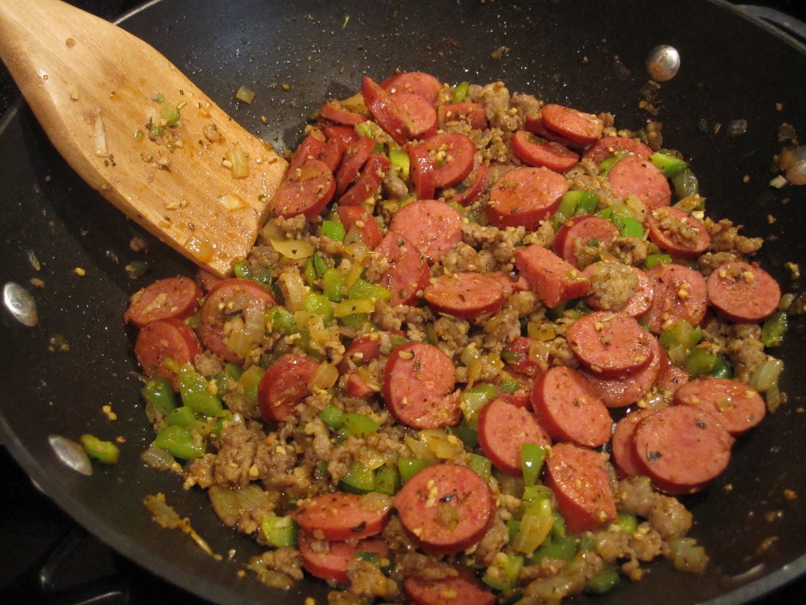 Kenyon Cooking Sausage Rigatoni in a Spicy Vodka Cream Sauce
