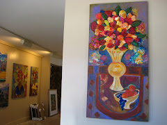 Joyce Lieberman paintings at Seidman Gallery July 2010