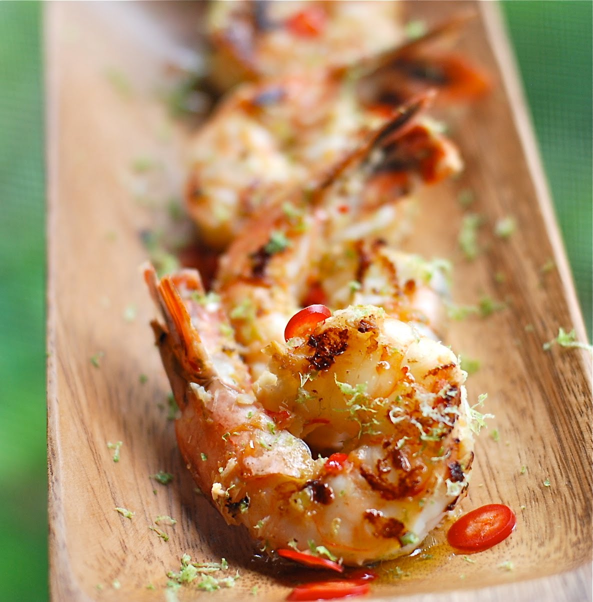 The Enchanted Cook Lemongrass, Chile and Coconut Milk Shrimp
