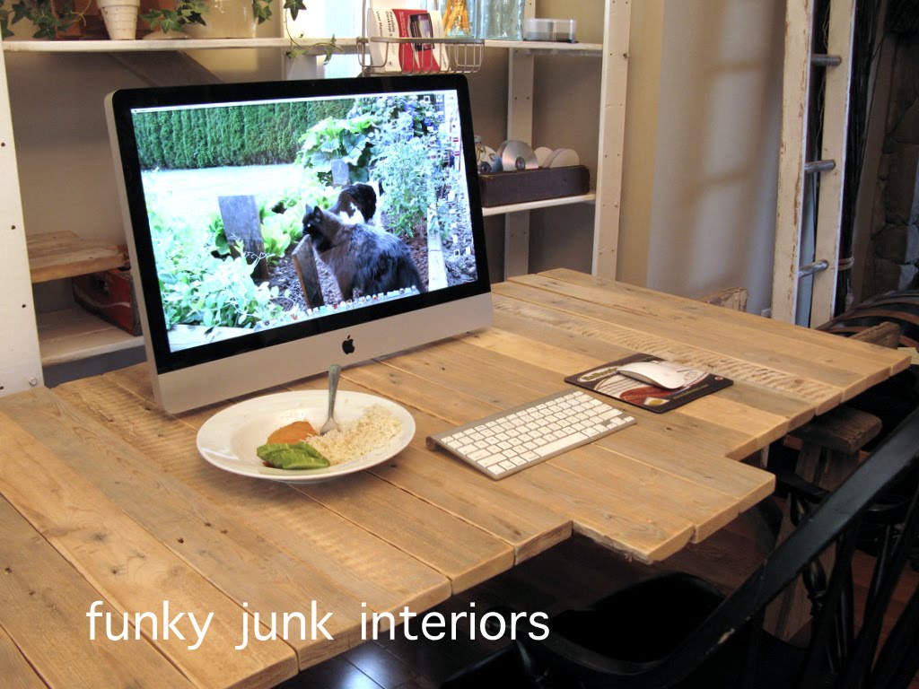 The Palette Desk Project Part 4, sunken monitor treasure Funky Junk InteriorsFunky Junk