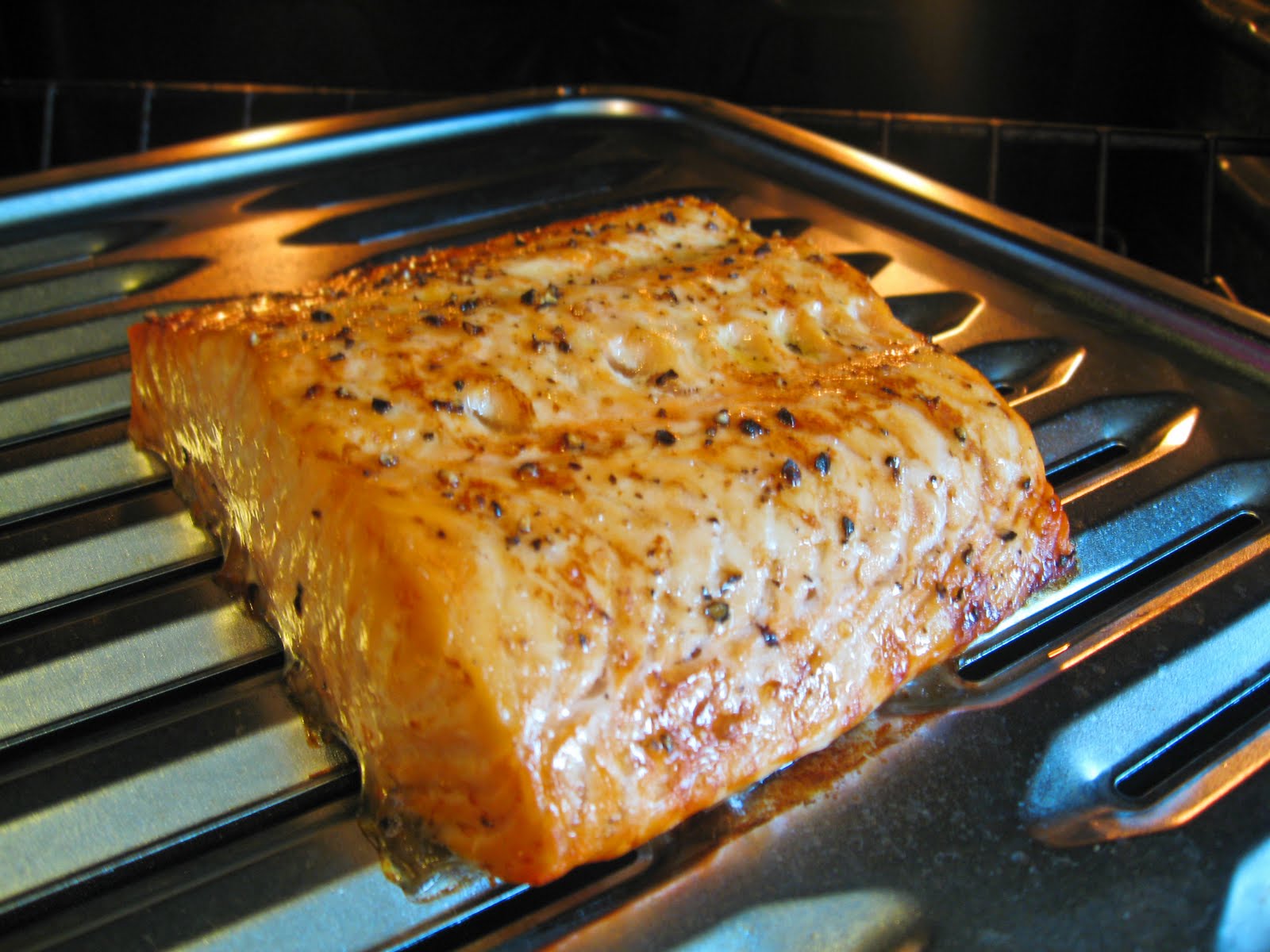 Broiling Salmon