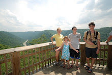 Happy Family at the New River Gorge Bridge Viewing Platform