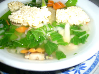 sizzling rice soup at sun luck garden