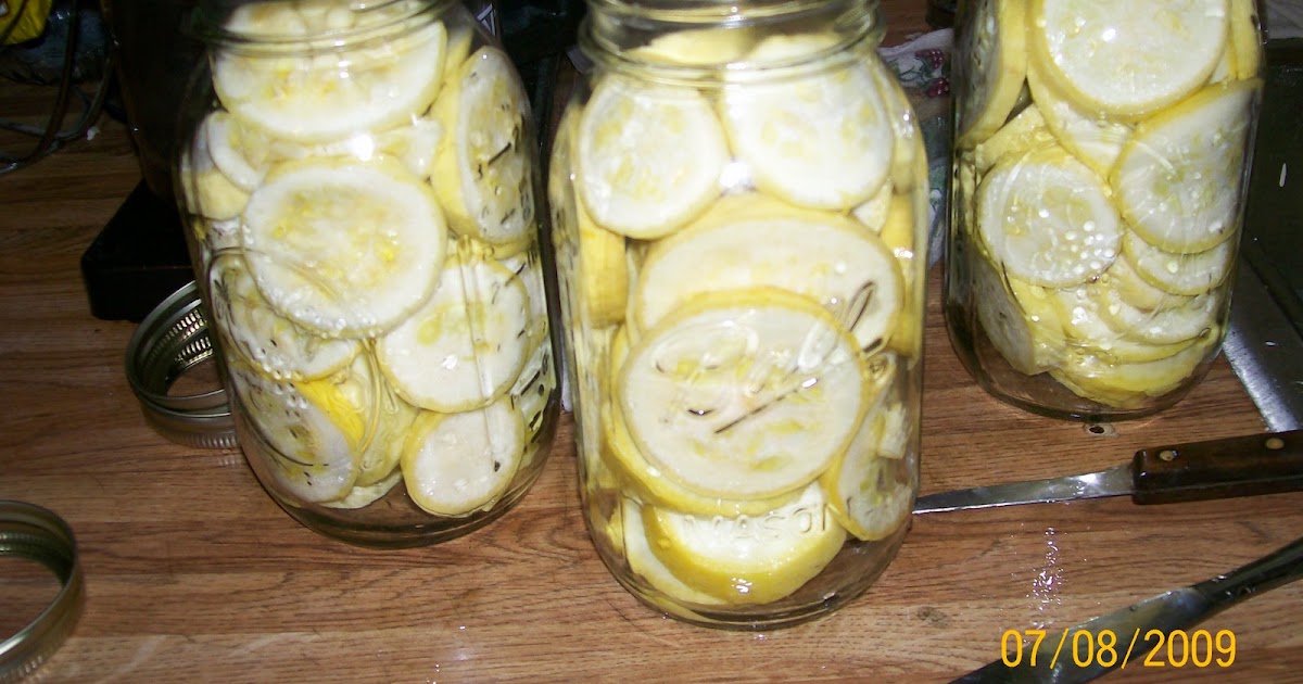 frugal country living Canning Squash For Frying