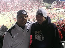 Father and Son at Football Game