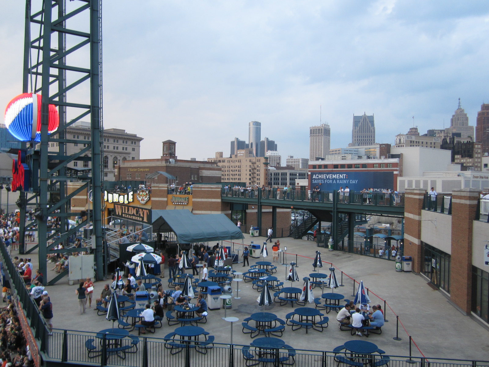 Comerica Park Detroit Tigers Bless You KuntzBurger Conquest