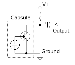 Electrónica y ciencia: Utilizar un micrófono electret electrolytic capacitor wiring diagram 