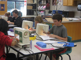 Kayla sewing