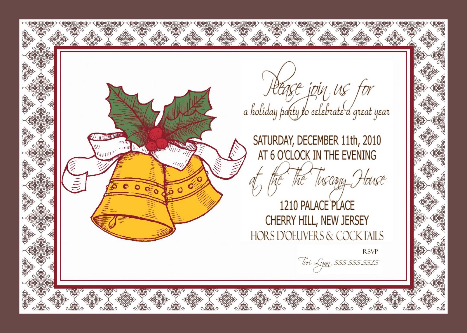 Stamp-tastic Scrapping: End of Year Party Invite