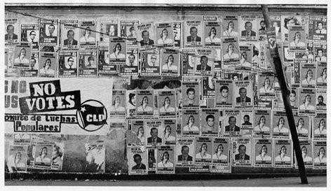 Campaña electoral 1973. Caracas, Venezuela