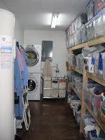 entering laundry room