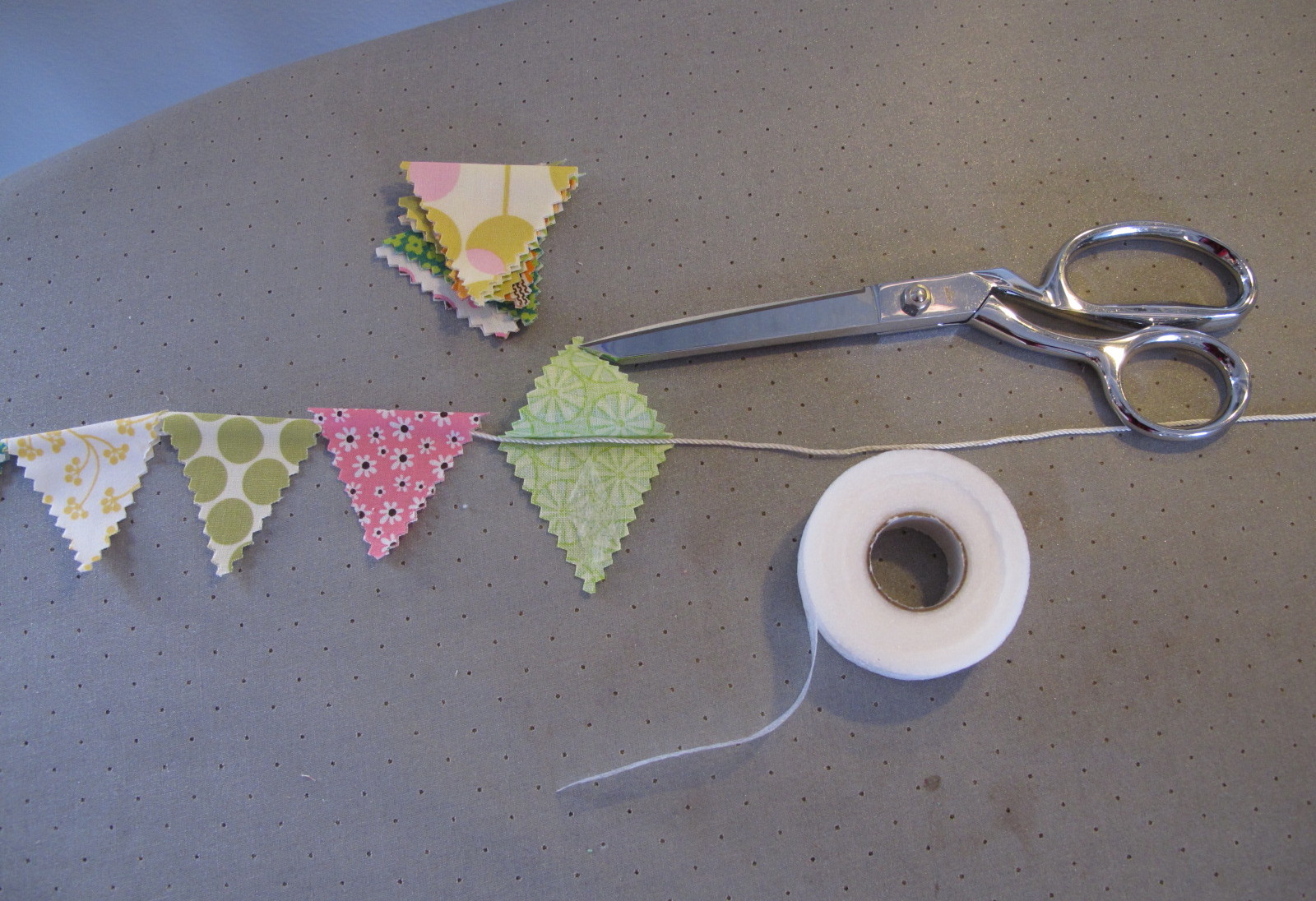 Christie Chase 295...mini pennant flag garland