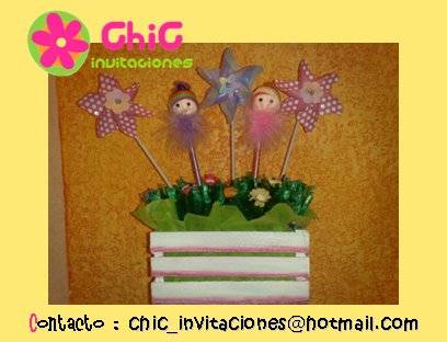 Centro de mesa "niñ@s"