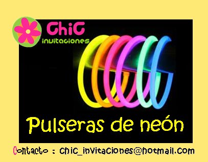 RECUERDOS ●●●● pulseras de neón ●●●● ideales para tus 15 años ●●●●