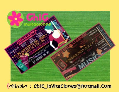 ●●●● Invitacion tipo Ticketmaster