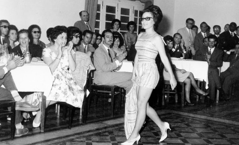 vestidos de chita anos 60