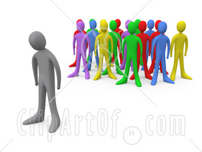 crowd of people. a crowd of people in a